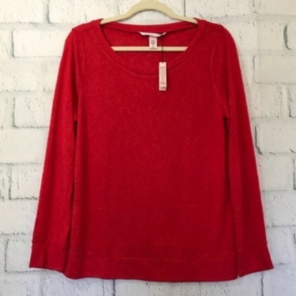 Victorias Secret Medium Red Sweater Long Sleeve